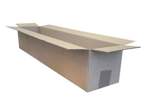 rectangular cardboard box