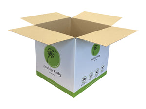 New Printed Single Wall Box - 378mm x 378mm x 378mm