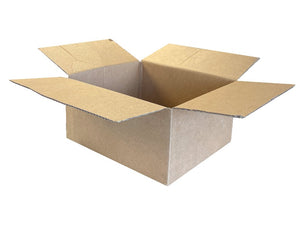 New Plain Strong Single Wall Box - 298mm x 255mm x 147mm