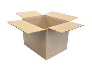 New Plain Strong Single Wall Box - 202mm x 152mm x 148mm