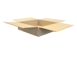 shallow flat cardboard boxes