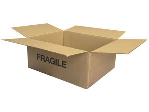 box with FRAGILE print on the side
