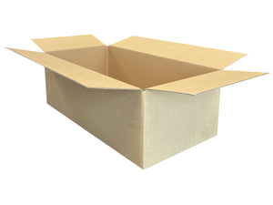 plain brown ecommerce packing box