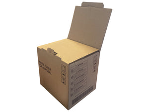 simple box assembly with flaps and tabs