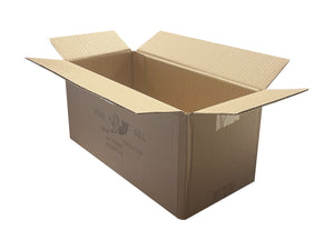 Used Printed Strong Single Wall Box - 324mm x 159mm x 153mm