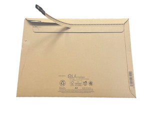 cardboard envelope with tear off strip