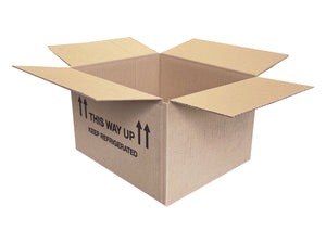 New Printed Strong Single Wall Box - 200mm x 172mm x 123mm