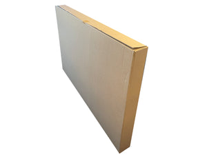 thin narrow cardboard box for shipping art and mirrors