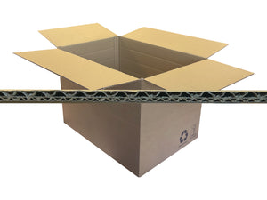 close up of strong corrugation for packing heavy products