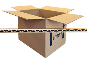 New Printed Strong Single Wall Box - 374mm x 270mm x 280mm