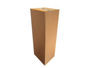 New Plain Single Wall Box - 160mm x 130mm x 375mm