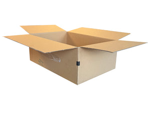 Used Printed Strong Single Wall Box - 490mm x 350mm x 185mm