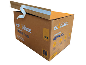 A box with a tear off glue strip to aid with sealing