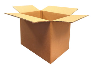 A plain double wall box measuring 15.7 x 10.9 x 12.6 inches