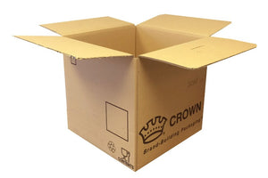 cubed cardboard box (crown boxes)