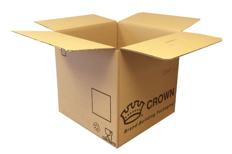 cubed cardboard box (crown boxes)