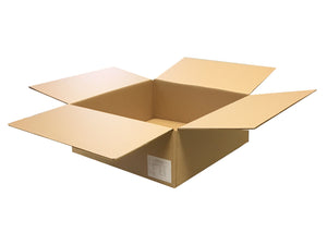 Used Plain Strong Single Wall Box - 540mm x 534mm x 116mm