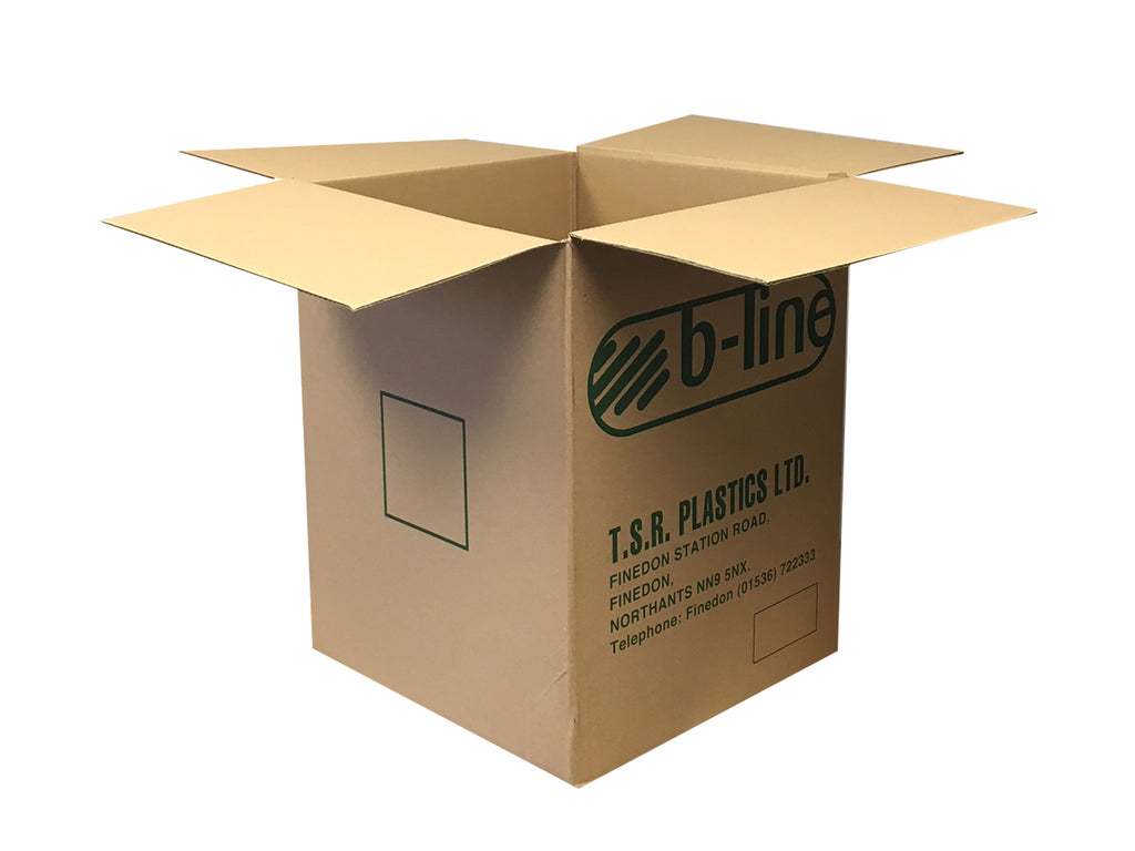 New Printed Strong Single Wall Box - 390mm x 380mm x 500mm