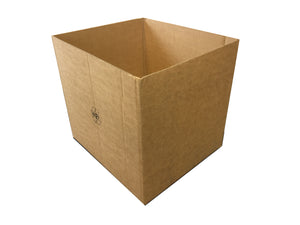 Used Plain Strong Single Wall Box - 444mm x 390mm x 396mm