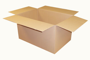 New Plain Strong Single Wall Box - 605mm x 390mm x 340mm