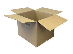 Used Printed Strong Single Wall Box - 445mm x 385mm x 360mm