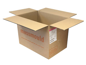 Used Printed Strong Single Wall Box - 480mm x 326mm x 348mm