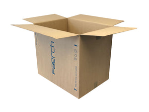 Used Printed Strong Single Wall Box - 525mm x 380mm x 465mm