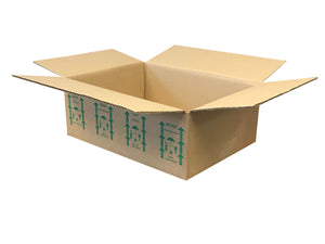 Used Printed Strong Single Wall Box - 383mm x 283mm x 145mm