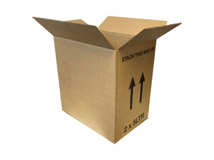New Printed Strong Single Wall Box - 270mm x 185mm x 281mm