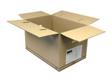 cardboard box with carry cut outs 570mm