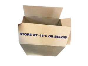 close up of cardboard flap
