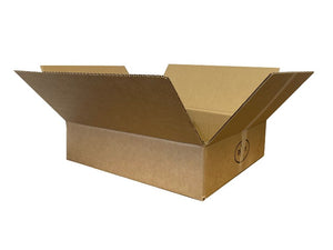 only minimal print on this cardboard box