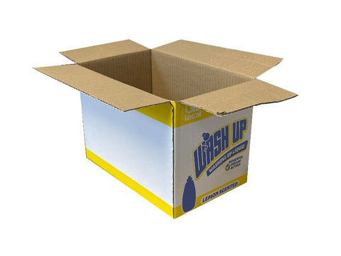 cardboard box with print