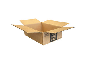 strong single wall box with food box print
