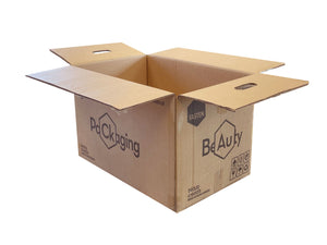Used Printed Strong Double Wall Box - 565mm x 370mm x 350mm