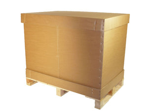 euro pallet boxes with wooden pallets