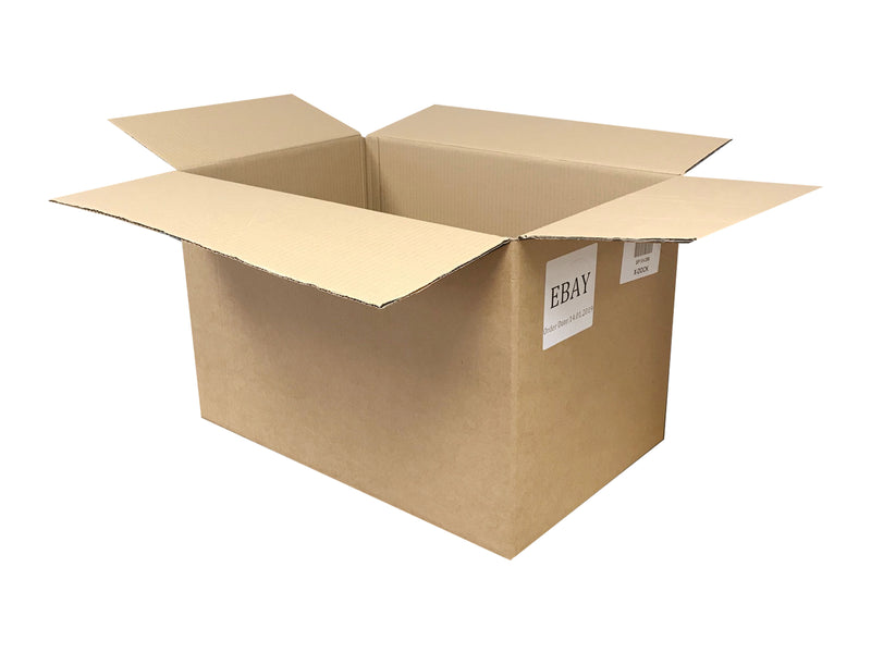 Used Plain Strong Single Wall Box - 580mm x 380mm x 375mm