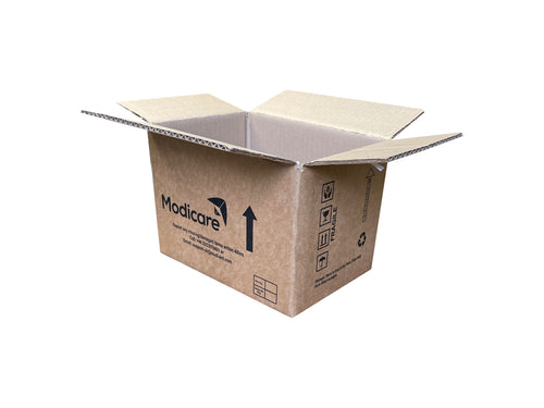 New Printed Strong Single Wall Box - 216mm x 152mm x 147mm