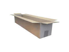 rectangular cardboard box