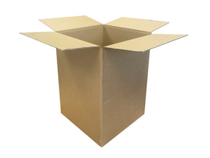 New Plain Strong Single Wall Box - 300mm x 300mm x 400mm