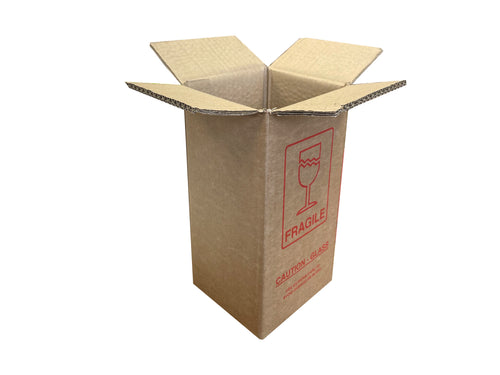 New Printed Double Wall Box - 130mm x 127mm x 257mm