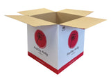 New Printed Single Wall Box - 378mm x 378mm x 378mm