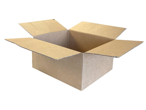 New Plain Strong Single Wall Box - 298mm x 255mm x 147mm