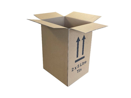 New Printed Single Wall Box - 223mm x 182mm x 310mm