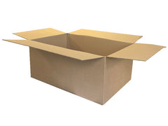 large plain cardboard box