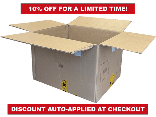 Used Printed Double Wall Box - 580mm x 500mm x 380mm