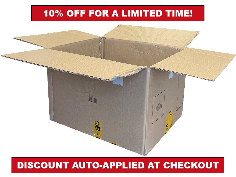 Used Printed Double Wall Box - 580mm x 500mm x 380mm