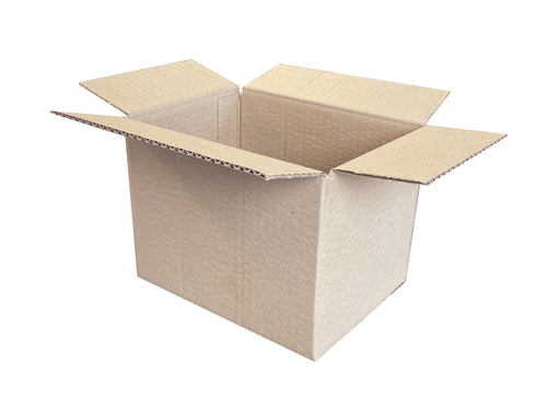 New Plain Single Wall Box - 178mm x 127mm x 127mm