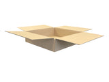 shallow flat cardboard boxes
