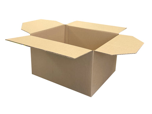 New Plain Strong Single Wall Box - 405mm x 330mm x 237mm